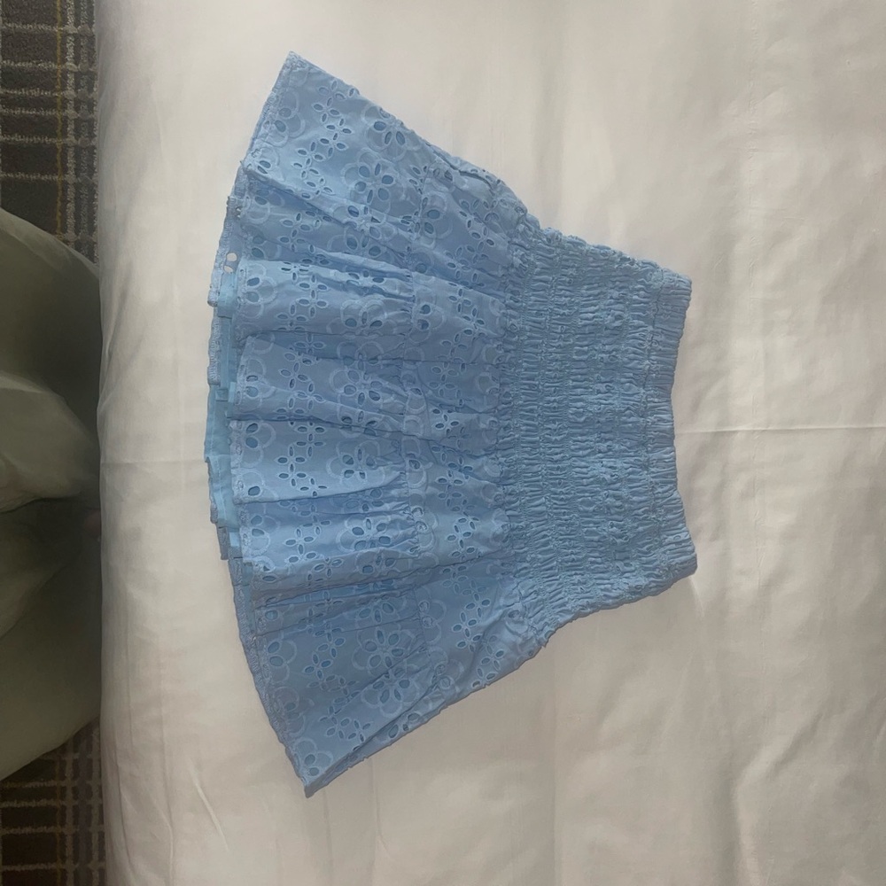 NWOT Light Blue Cartolina Mini Skirt